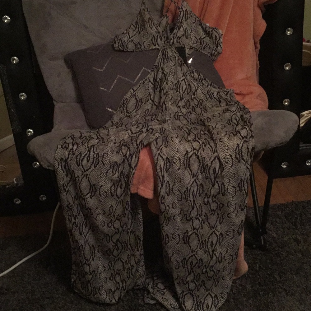 Snake print romper size 12